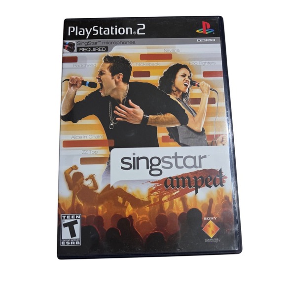 Other - SingStar Amped (Sony PlayStation 2) PS2 Complete CIB